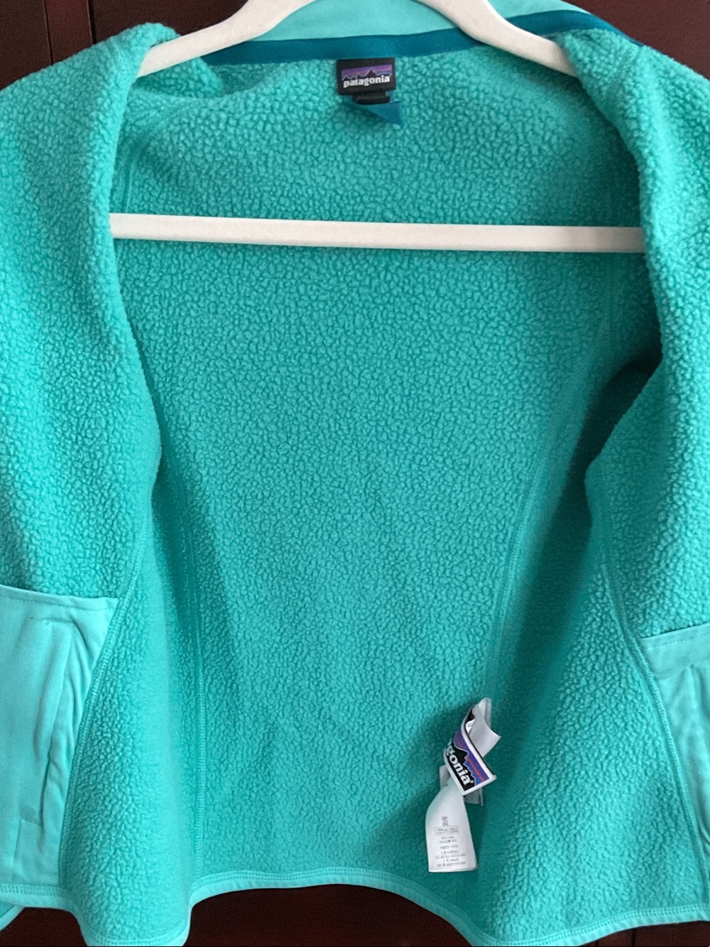 Patagonia Girls L(12) Full-Zip Knit Fleece Jacket - Picture 5 of 6